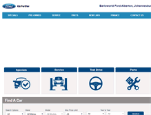 Tablet Screenshot of fordalberton.co.za